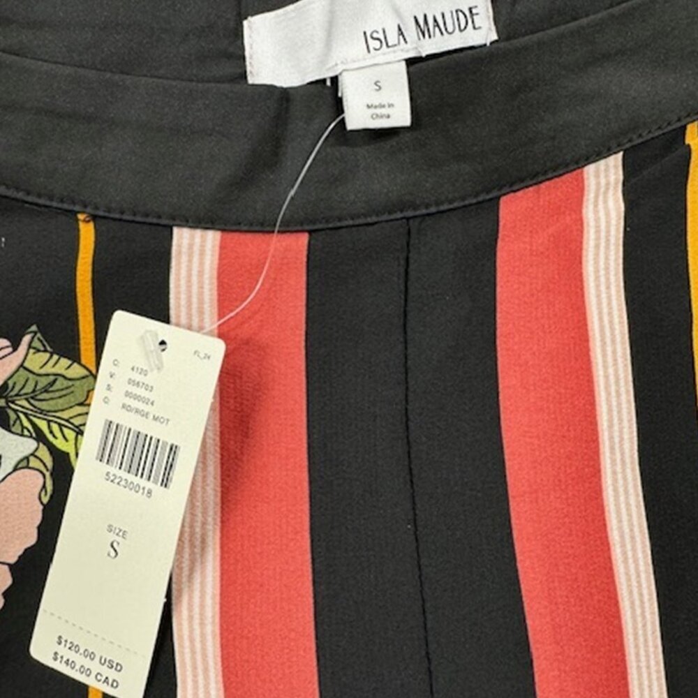 NWT Anthropologie Jacqueline Asymmetrical Midi Skirt by ISLA MAUDE - Picture 7 of 8
